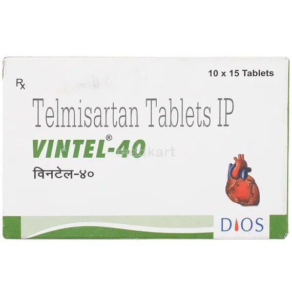 vintel 40mg tablet 15's